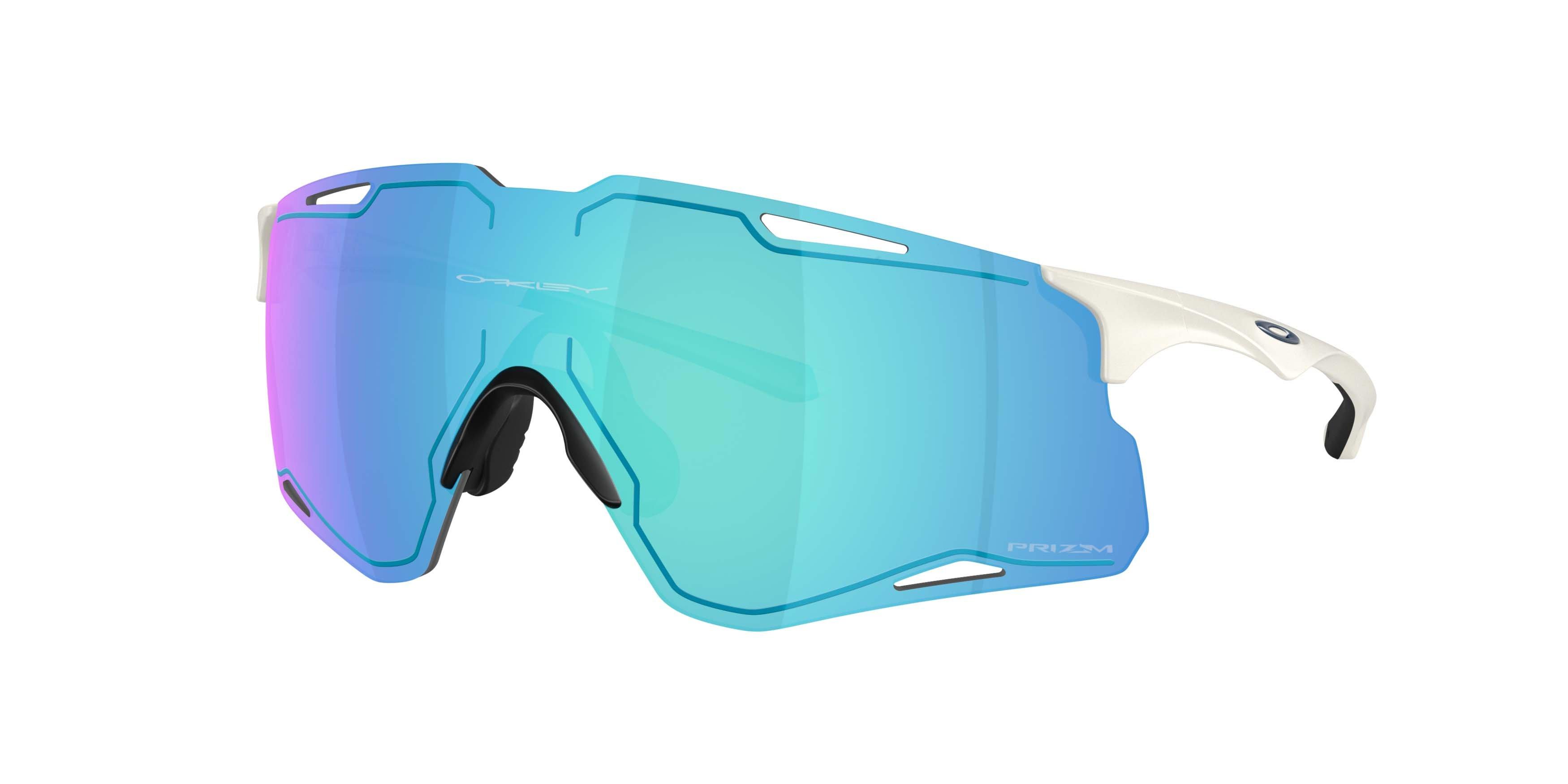 Oakley CYBR Lightning Prizm Sapphire Sunglasses - Matte Mist - GREY/BLUE
